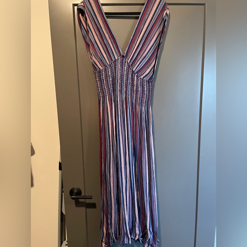 Urban outfitters striped maxi dress